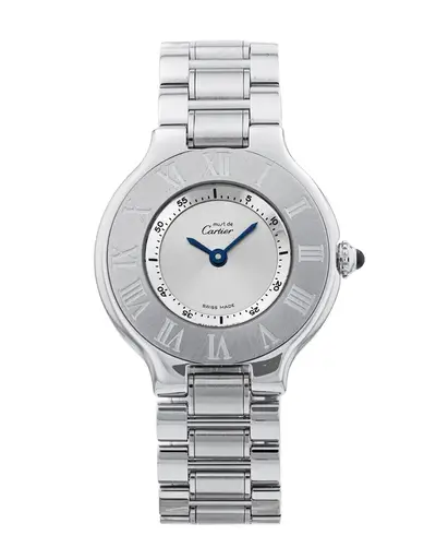 Cartier Must 21 Silver Wrist Watch 31mm