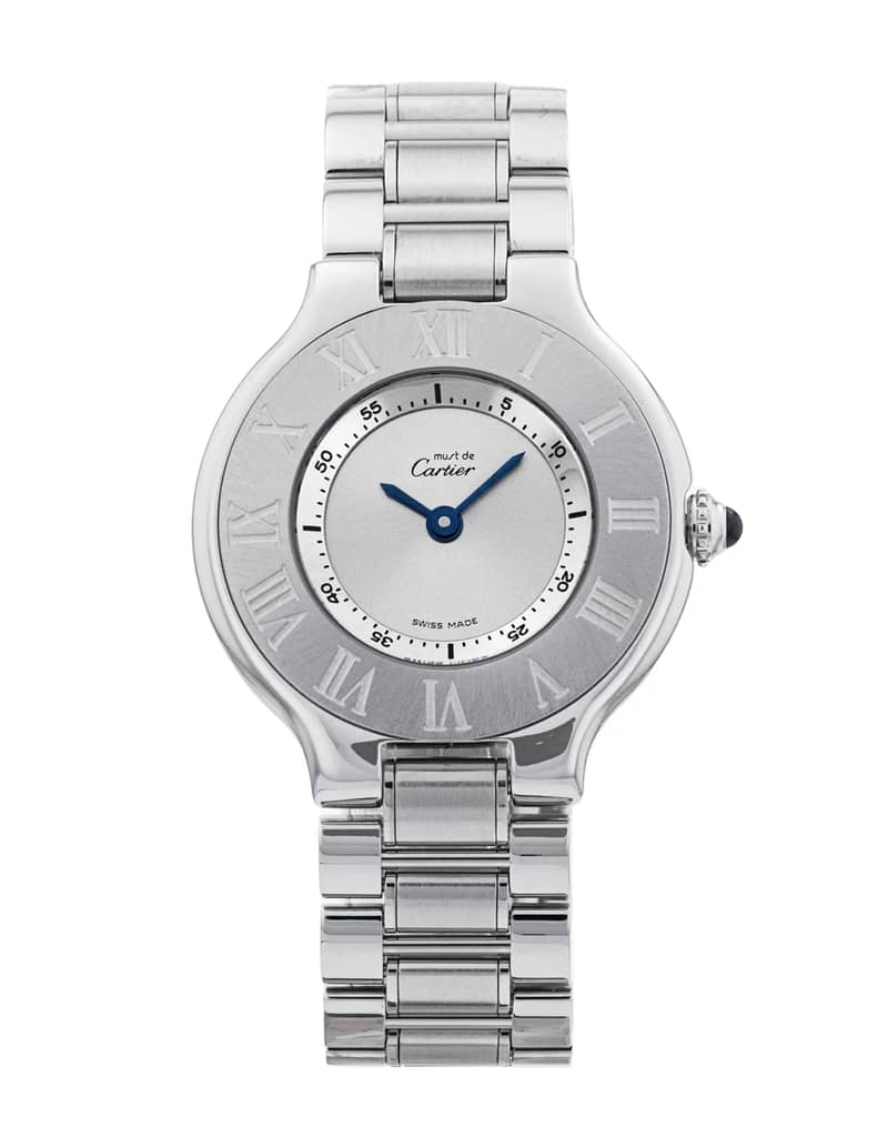 Cartier Must 21 Silver Wrist Watch 31mm 0