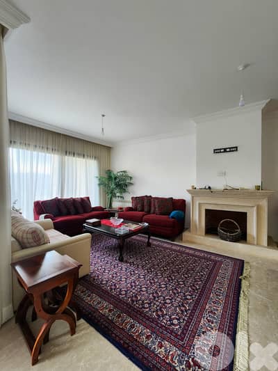 250 SQM Furnished Apartment in Baabdat + Mountain View & Terrace