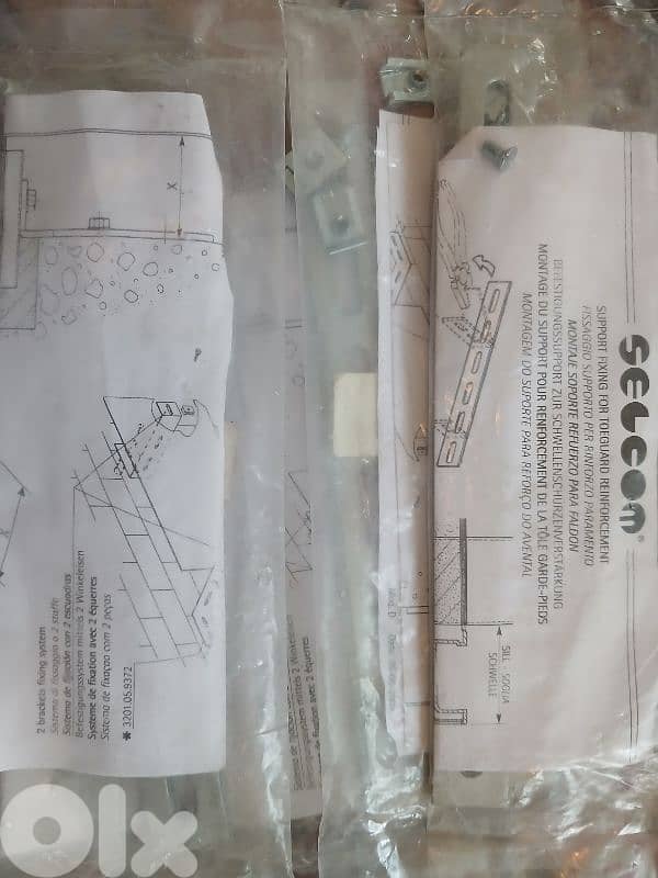 25cm water heater /ac bracket set New Fixing system -galavanized new 0