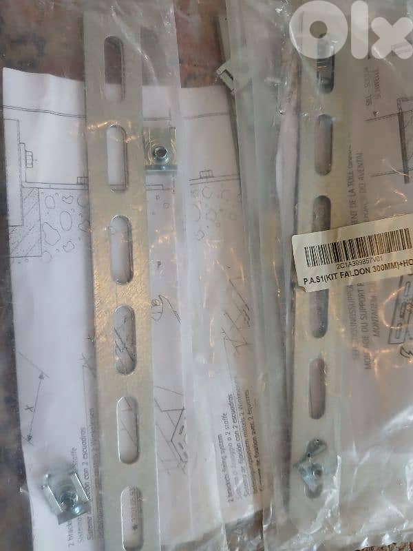 25cm water heater /ac bracket set New Fixing system -galavanized new 1