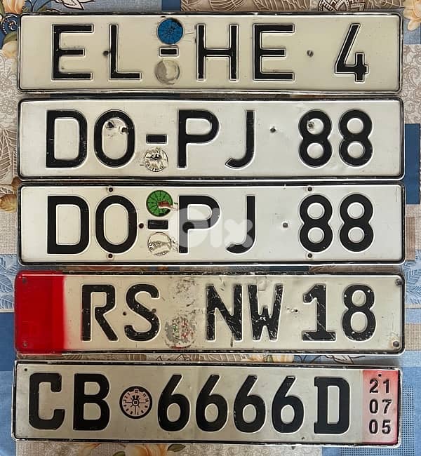 license plates for decoration 0