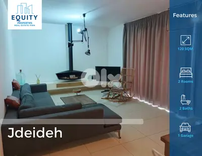 Furnished 120 SQM Apartment For Rent In Jdiedeh شقة للبيع #JS34045