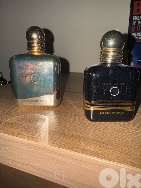 Perfume - stronger with you Oud 50ml and Leather 100ml 0