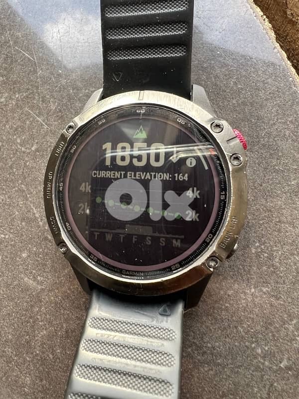garmin fenix 6 pro solar sapphire used 1