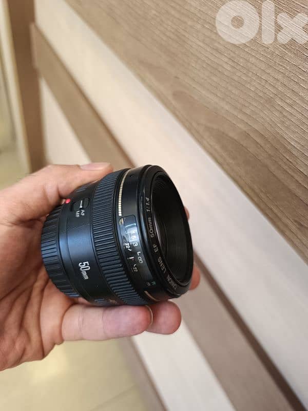 lens Canon 50mm f 1.4 2