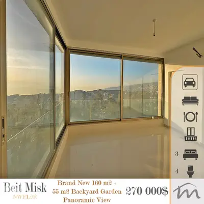 Beit Misk | Signature | Brand New 160m² + 55m² Backyard Garden | Views