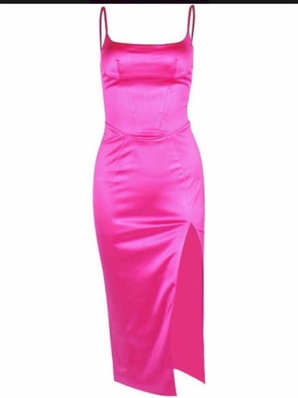 Satin Occasion Dress 0