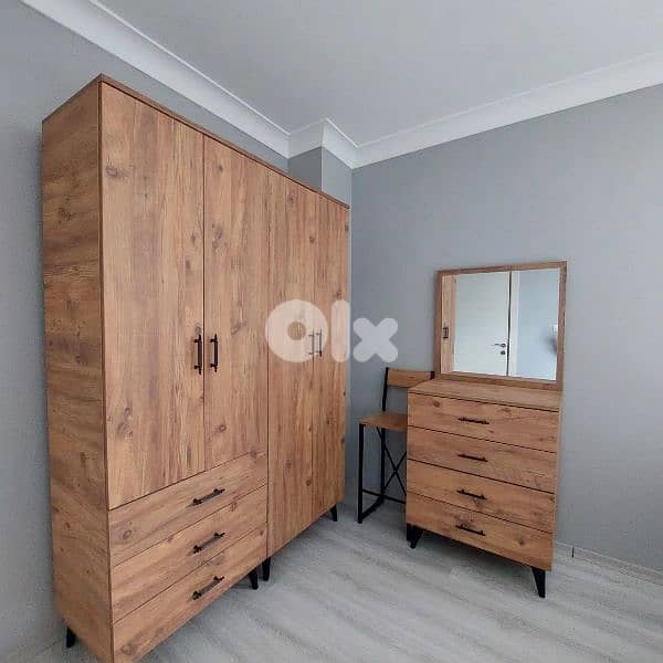 New Closet 4 Doors With Dresser 4 Drawers and mirror High Quality 0