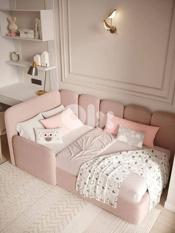 fabric bed تخت 0
