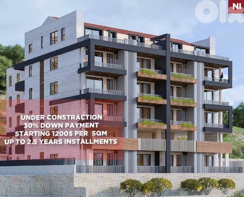 under construction, 30% down payment, Hboub, Jbeil/حبوب REF#NI136150 0