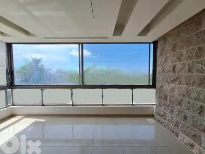 Apartment with balcony in Dah Souan for rent/شقة في ضهر الصوان للايجار