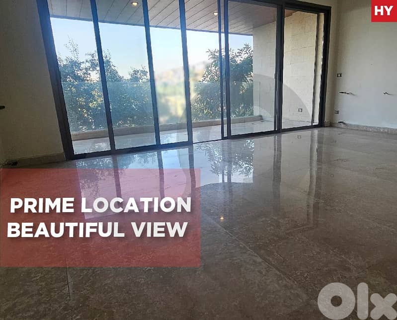 spacious, beautiful view, prime location, baabda/بعبدا REF#HY129574 0