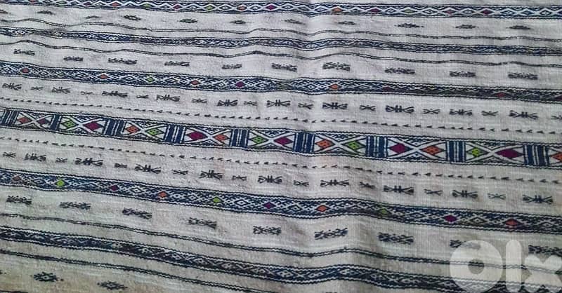Kilim throw carpet 216×160 cm 2