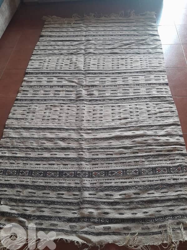 Kilim throw carpet 216×160 cm 4