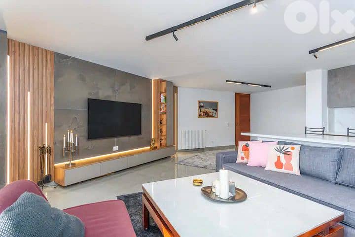 L17712 Furnished Renovated High-End Chalet For Rent In Faqra 1