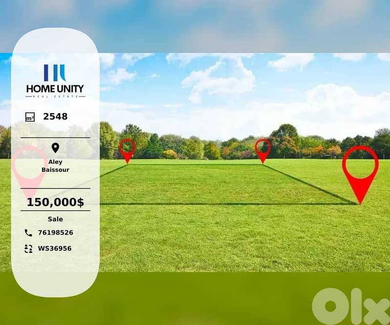 Land for Sale in Baissour, Aley, 0