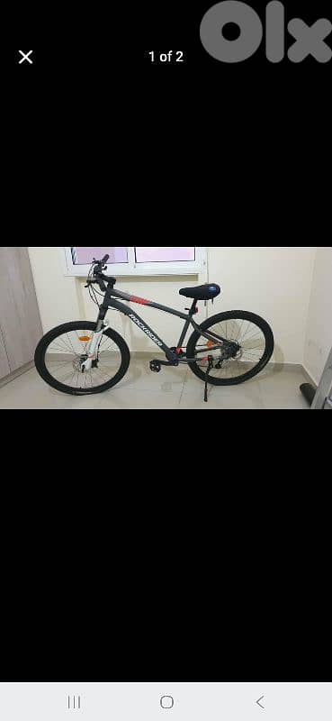 27.5" Touring Mountain Bicycle bike ST 120 - Grey/Orange 0