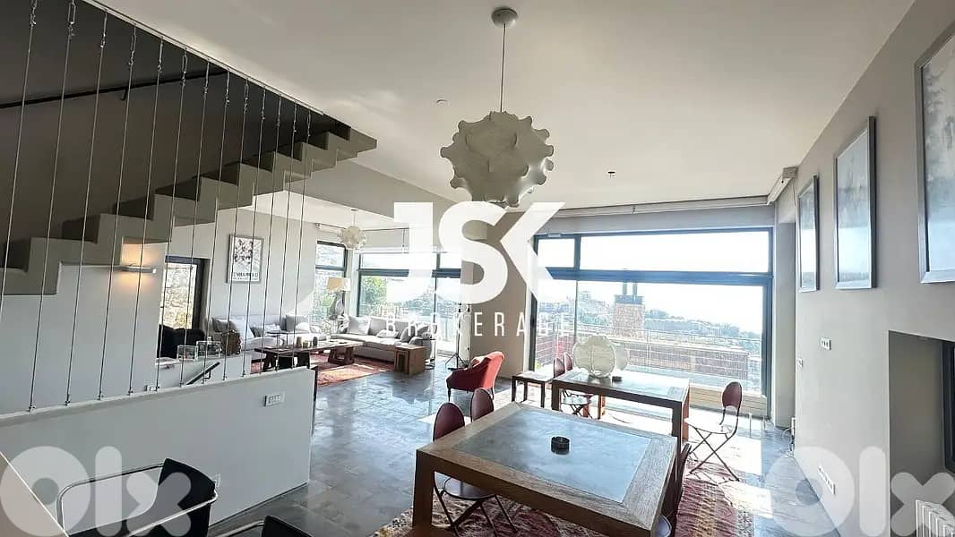 L18734Chalet with Terrace For Sale in Ouyoun El Siman, Mzar 0