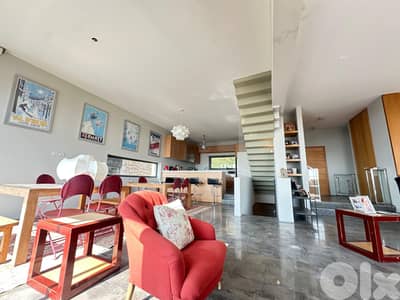 L18734Chalet with Terrace For Sale in Ouyoun El Siman, Mzar