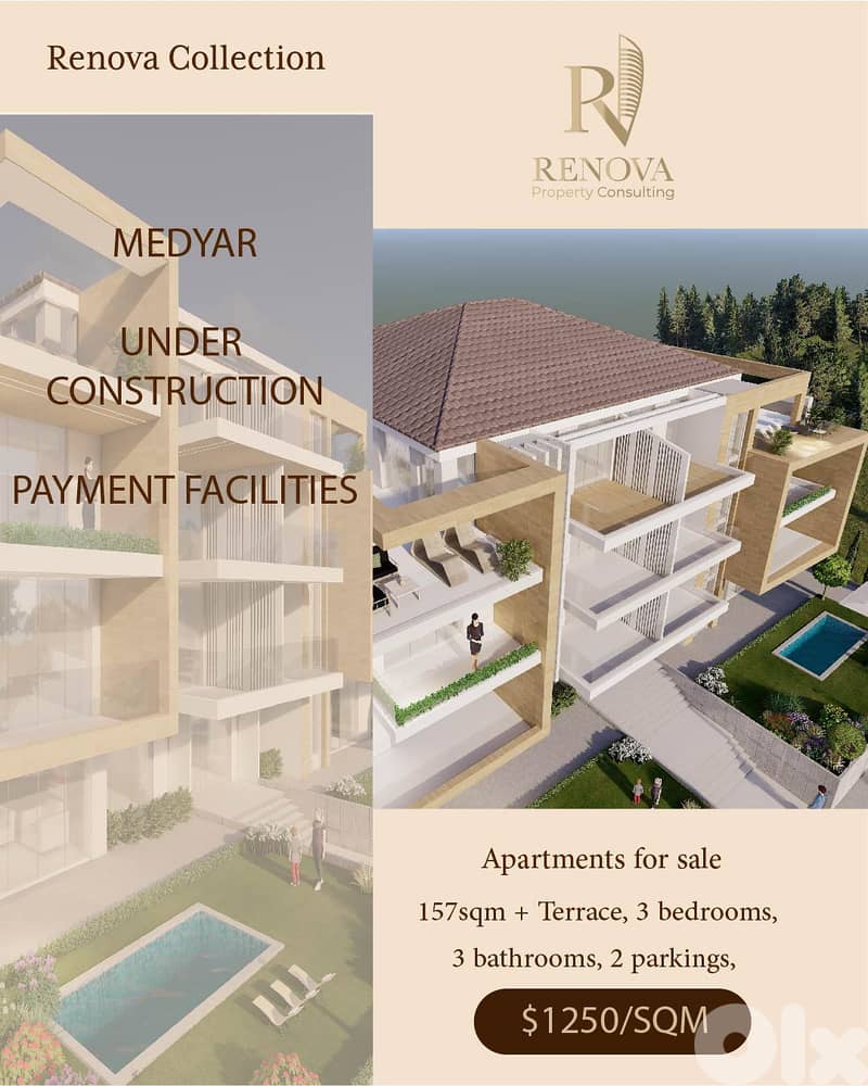 UnderConstruction Apartment for sale with Payment Facilities in Mediar 0