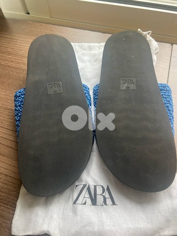 zara shoes blue 36 1