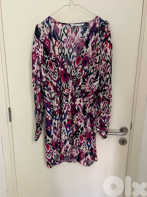 zara dress size large 0
