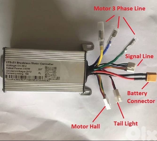 E bike motor controller 0