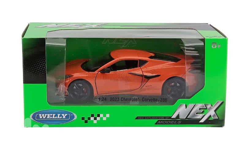 Corvette Z06 (2023) diecast car model 1;24 4