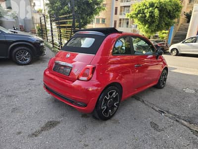 Fiat 500 Cabriolet 2018 Gharghour Full service at gharghour