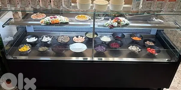 display fridge براد واجهة
