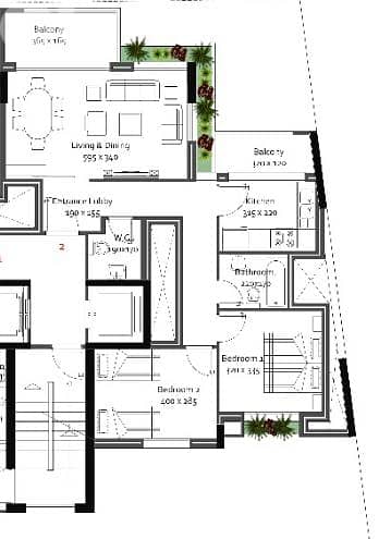 120m² Apartment for Sale in Kaskas 1688 – 2 Bedrooms – Deed Available 0