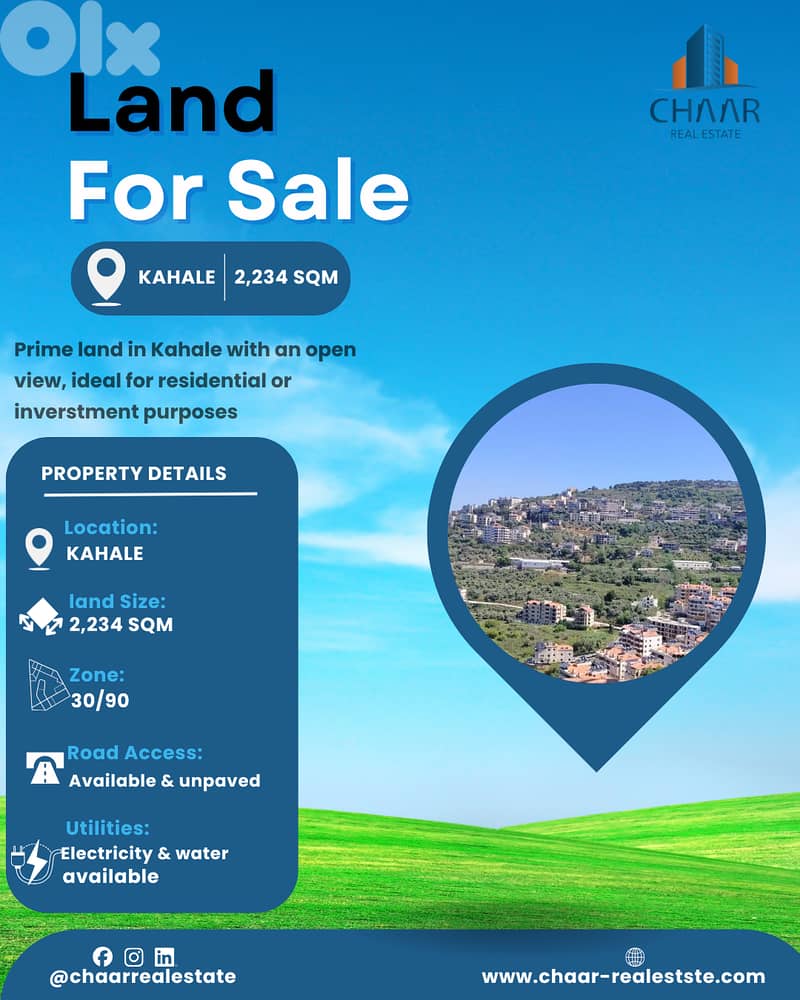 Land For Sale In Kahaleh - #R3154 0