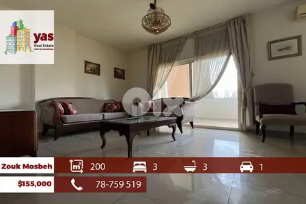 Zouk Mosbeh 200m2 | Prime location | Calm Area | EL