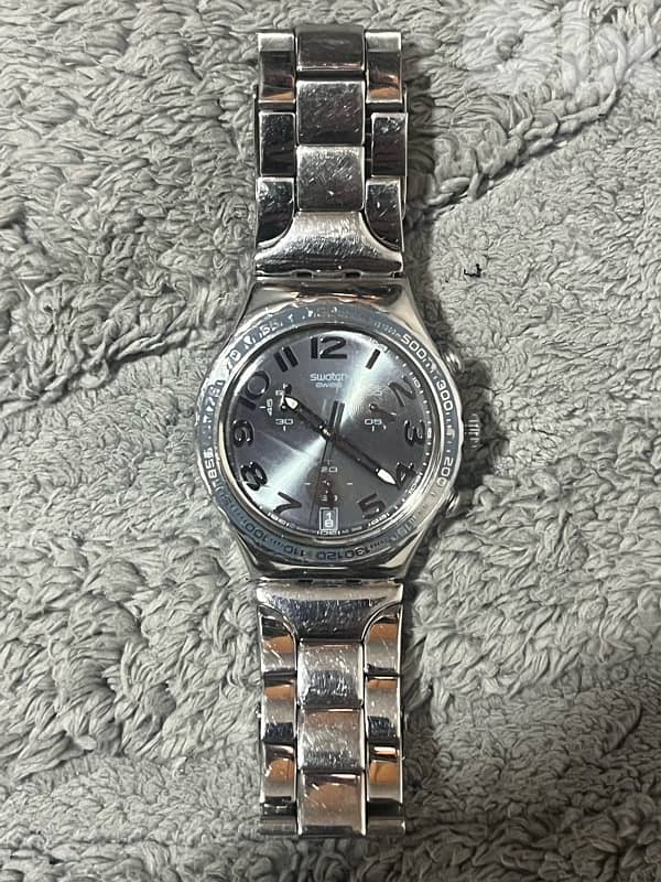 Swatch Irony Chronograph Swiss Made Stainless Steel Watch 0