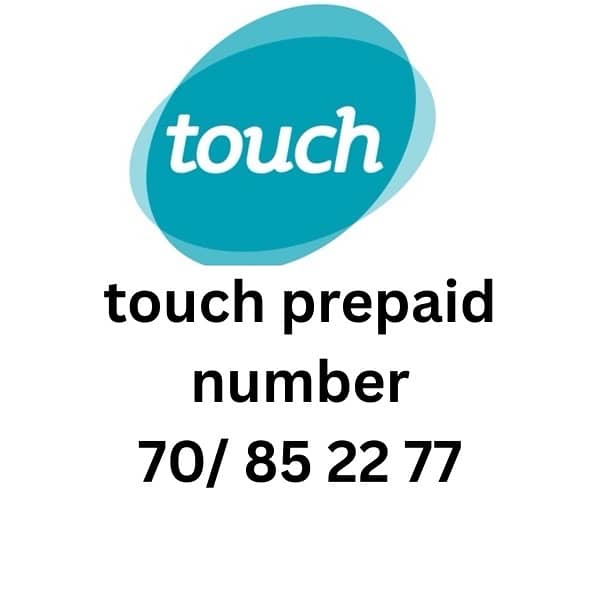 prepaid touch number 70/ 85 22 77 0