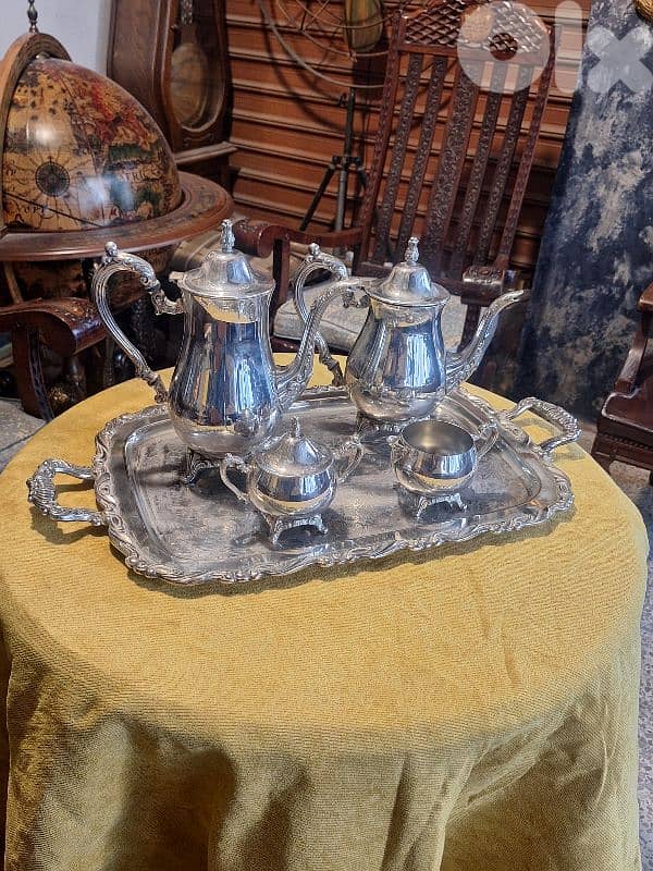 set of 5 pieces tea set made in usa 0
