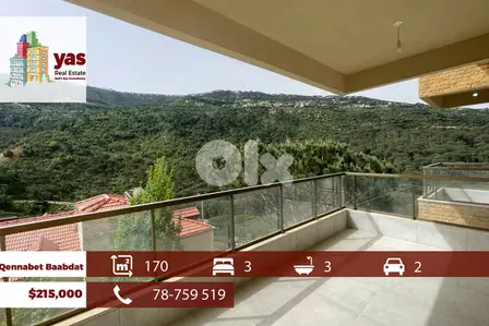 Qennabet Baabdat 170m2 | New | Mountain View | Classic Street | TCH