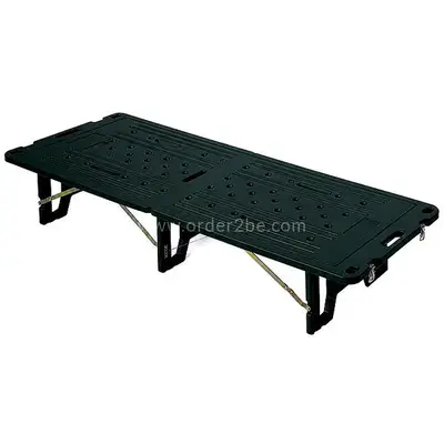 Folding Camping Platform Bed — 196cm Forest Green