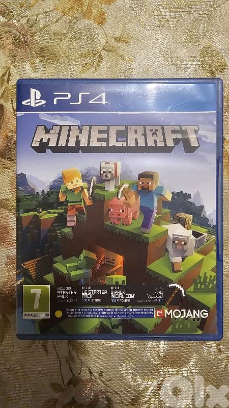 Minecraft PS4 Disc +FREE Uncharted 4 0