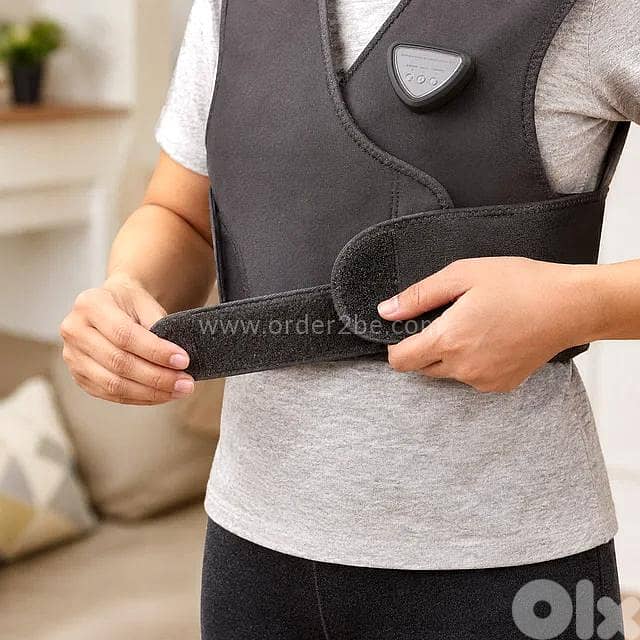 Cordless Back Heating Pad with Massage 4