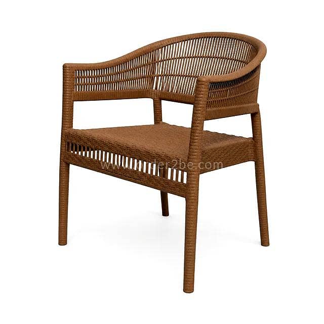 Woven Outdoor Chair — Weather-Resistant Rattan Style 0
