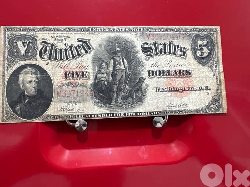 5$ Large Banknote / 1907 0
