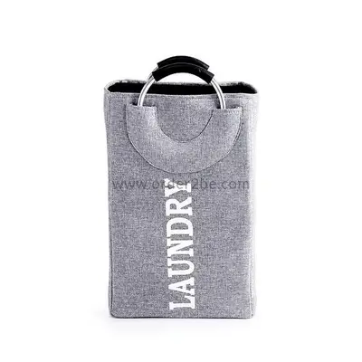 Freestanding Laundry Bag with Padded Aluminum Handles