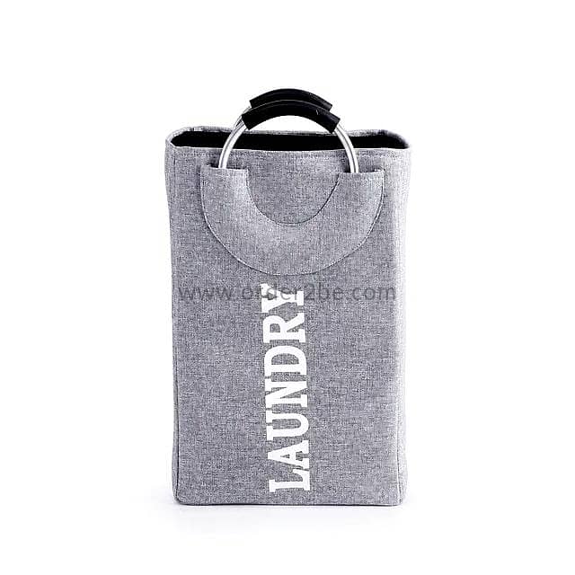 Freestanding Laundry Bag with Padded Aluminum Handles 0