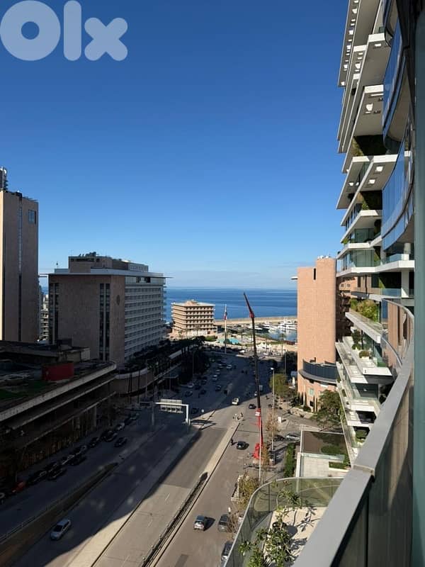 Downtown Beirut Impressive Versace Tower 250m2 with Seaview Pool Gym 0