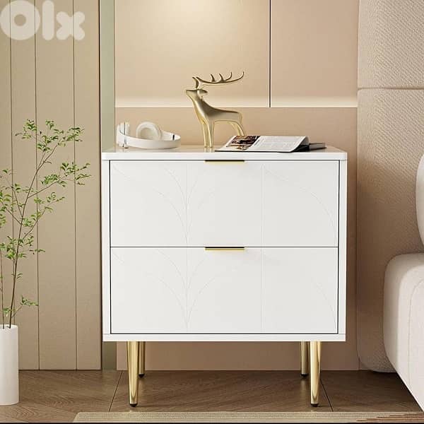 2 drawers night stand unique design 4