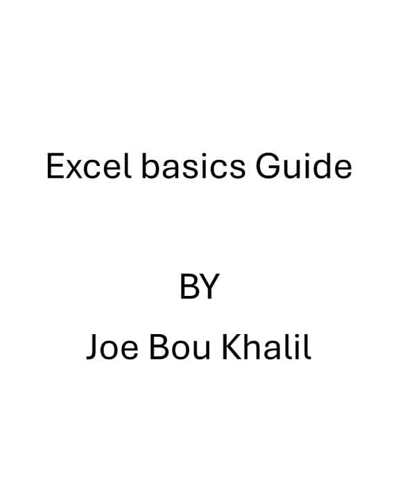 excel basics guide 0