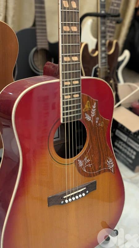 hondo vintage hummingbird guitar 1