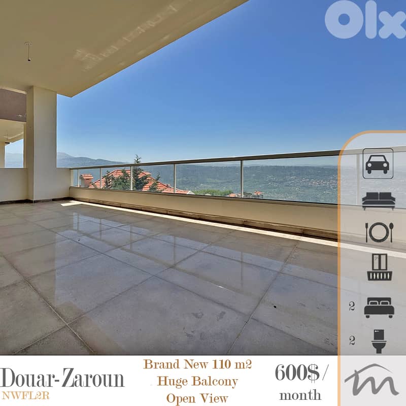 Douar - Zaroun | Brand New 2 Bedrooms Apartment | Open Mountain View 0